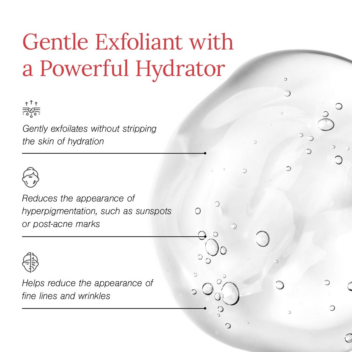 Juicy Chemistry 5% Lactic Acid + 3% Flower Acids Face Serum