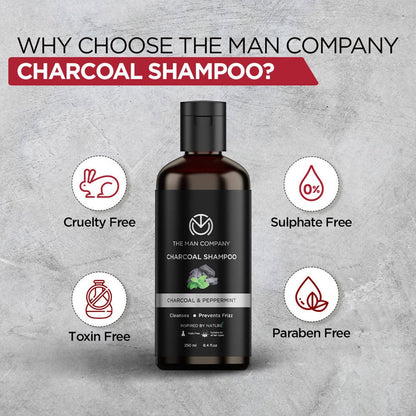 The Man Company Charcoal Shampoo
