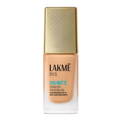 Lakme 9to5 Hya Matte Foundation + Hyaluronic Acid - Cool Rose
