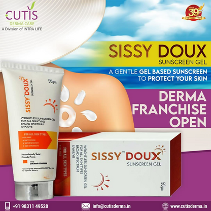 Rotex Cutis Sissy Doux Sunscreen Gel SPF 50 PA++++