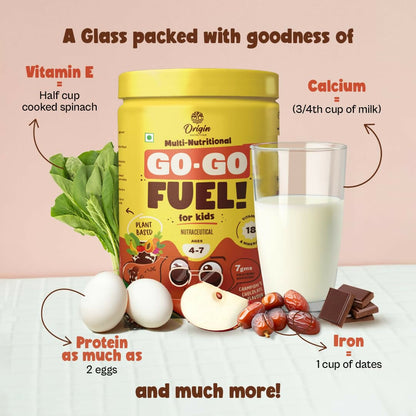 Origin Nutrition Multi Nutritional Go Go Fuel Health Drink For Kids, Ages 4-7 Yrs
