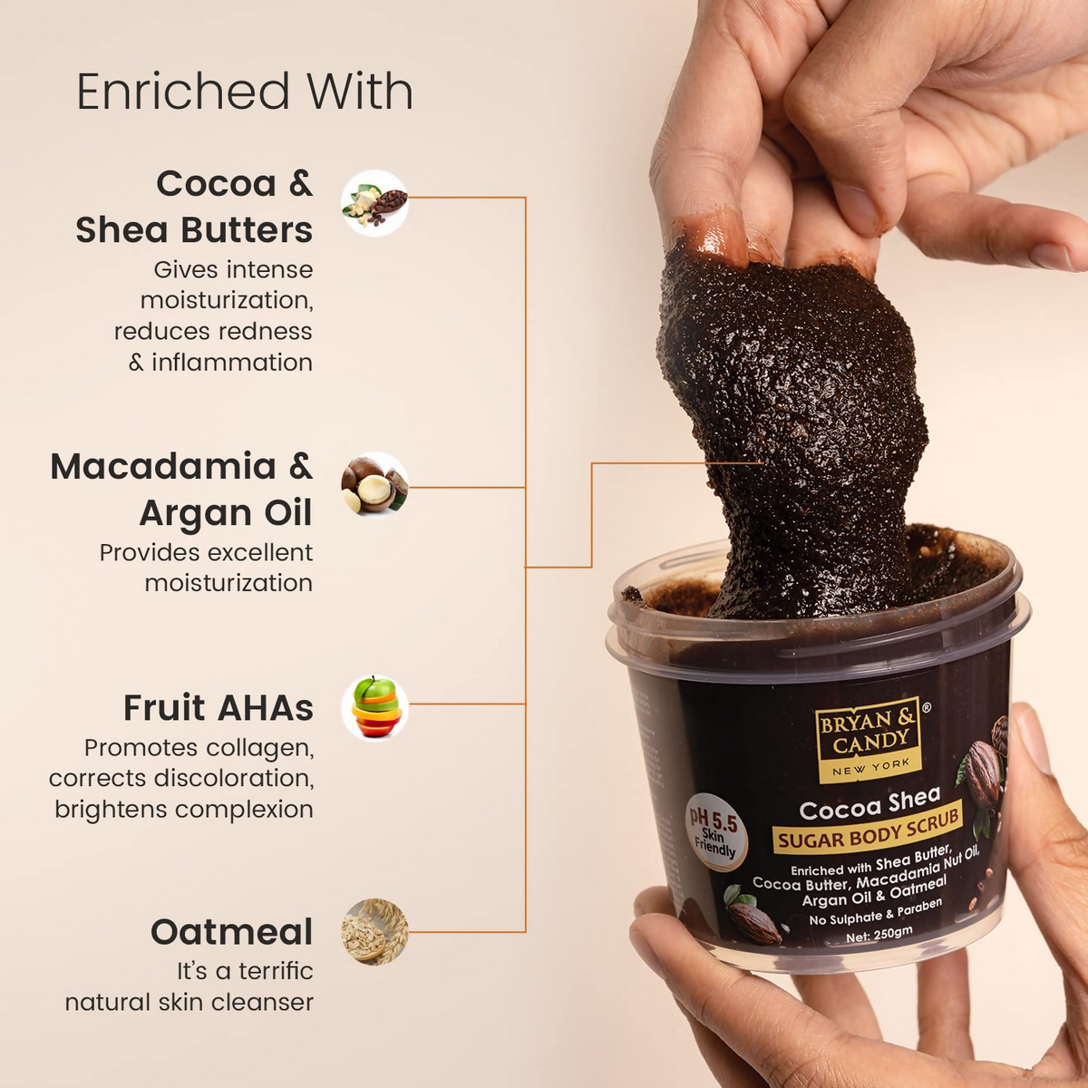 Bryan & Candy Cocoa Shea Sugar Body Scrub