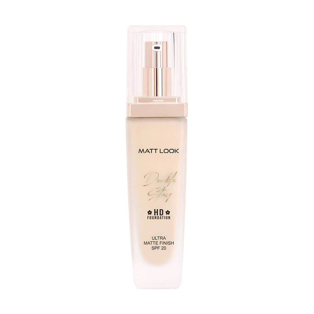Matt Look Double Stay HD Weightless Foundation Matte Finish - 01 White Ivory