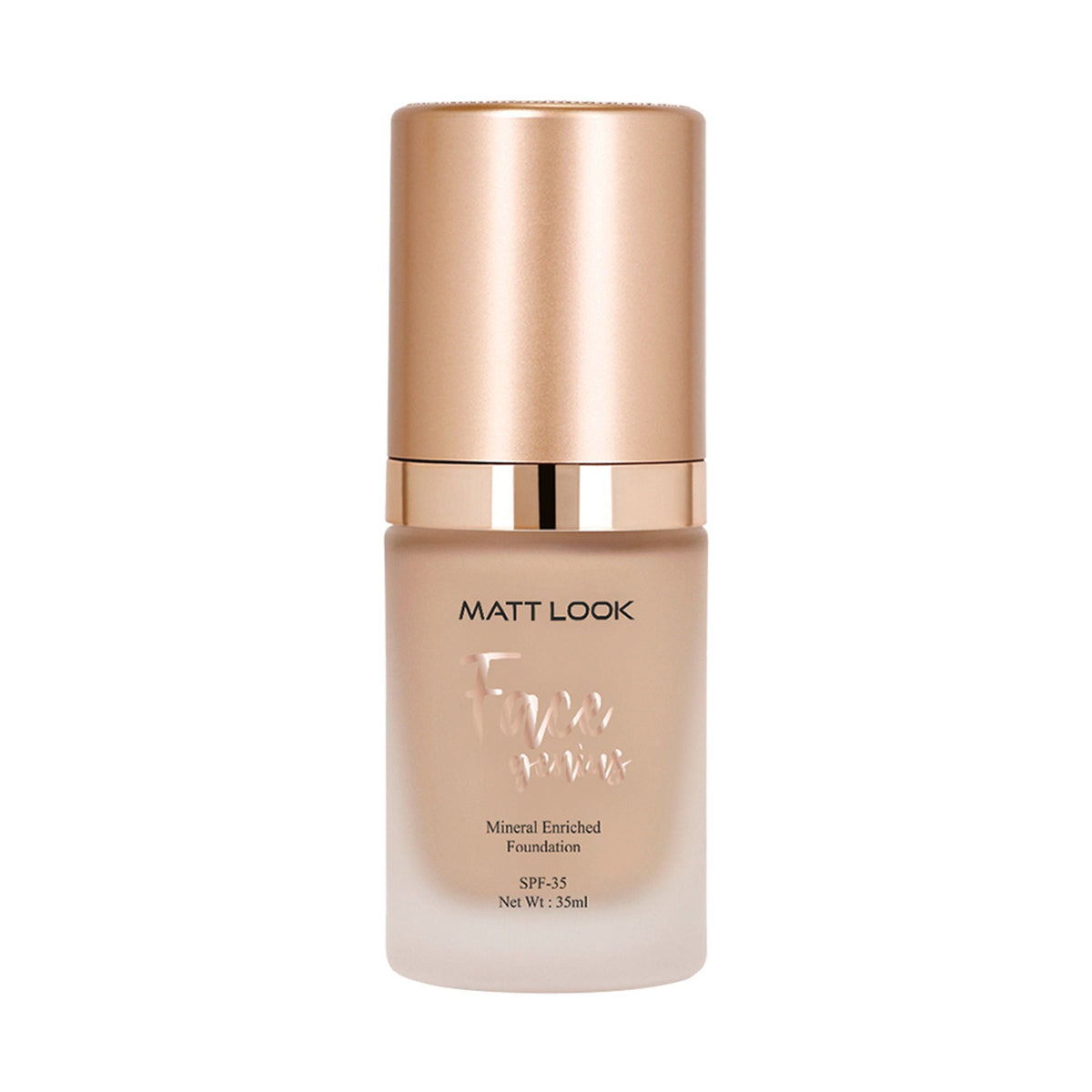 Matt Look Face Genius Mineral Enriched Weightless Matt Finish Foundation - 06 Sand Tan