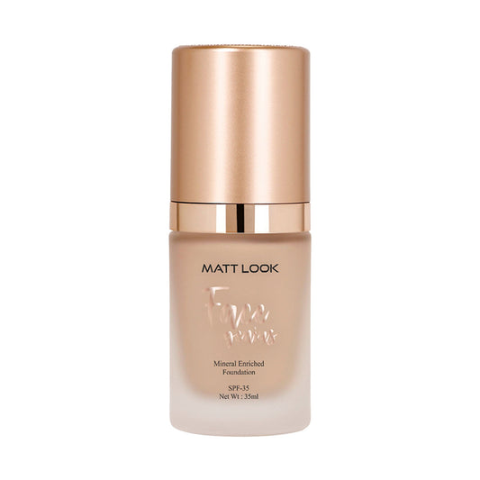 Matt Look Face Genius Mineral Enriched Weightless Matt Finish Foundation - 06 Sand Tan