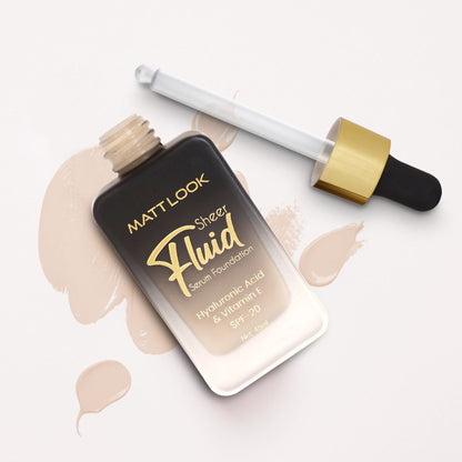 Matt Look Sheer Fluid Serum Foundation - 03 Dessert Beige