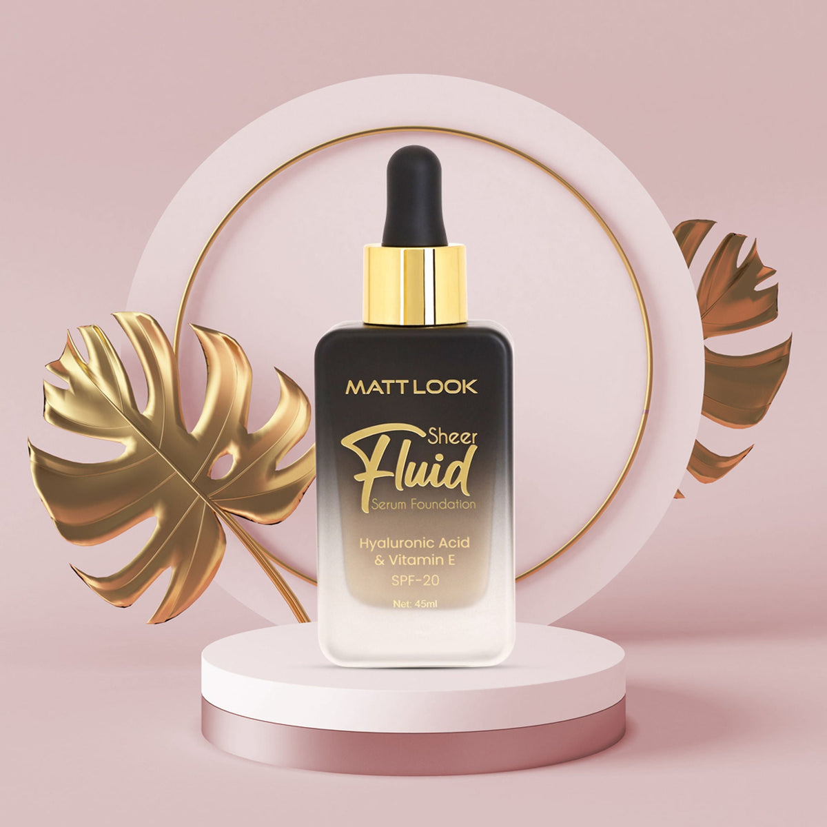 Matt Look Sheer Fluid Serum Foundation - 04 Butterscotch