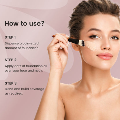 Matt Look Sheer Fluid Serum Foundation - 05 Oat Meal