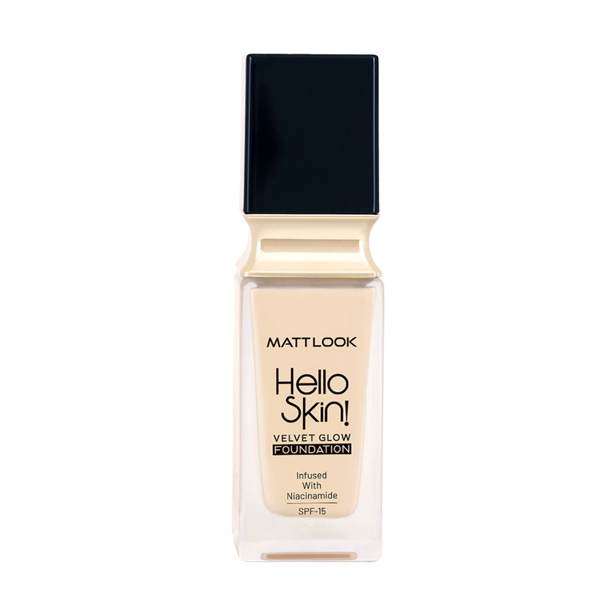 Matt Look Hello Skin Velvet Glow Foundation - 01 Porcelain