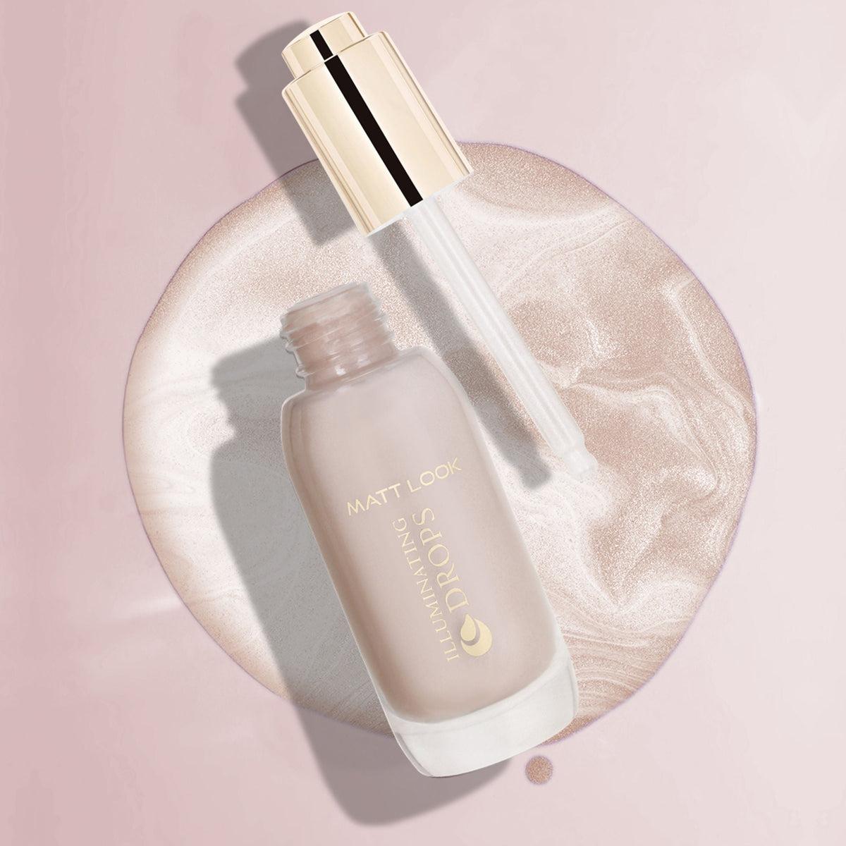 Matt Look Illuminating Drops Liquid Highlighter - 004 Roseate Sheen