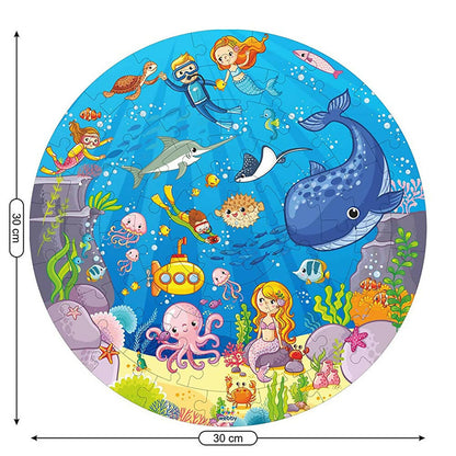 Webby Wooden Ocean Jigsaw Puzzle - 60 Pcs