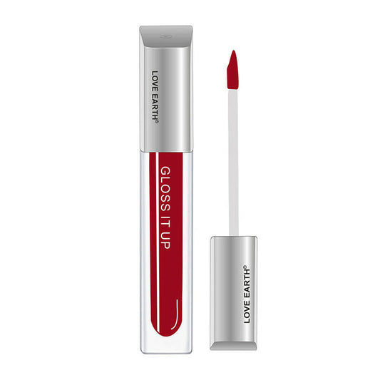 Love Earth Lip Gloss - Pink Power (Deep Pink)