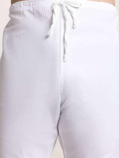 Sojanya Woven Design Mandarin Collar Kurta with Churidar & Nehru Jacket