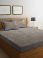 KLOTTHE 300 TC Woolen King Bedsheet with 2 Pillow Covers
