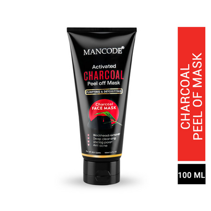 Mancode Activated Charcoal Peel Off Face Mask