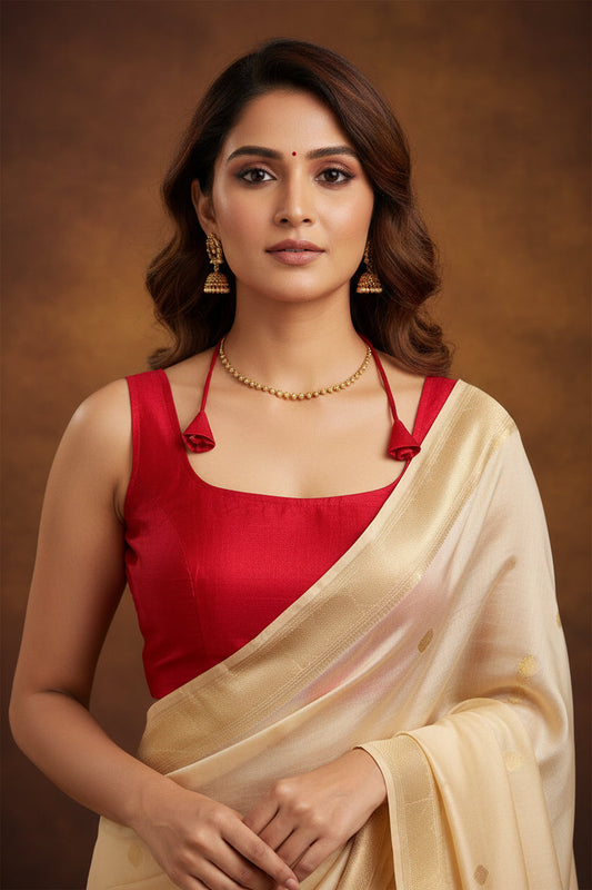 Raw silk blouses