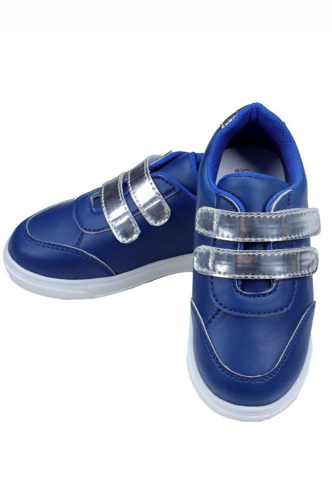Tiny Bugs Unisex Double Strap Sneakers - Blue