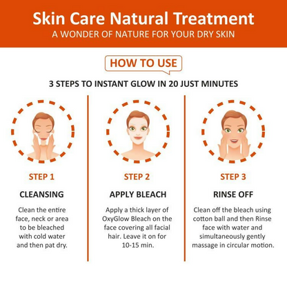 Oxyglow Herbals Papaya Bleach Cream