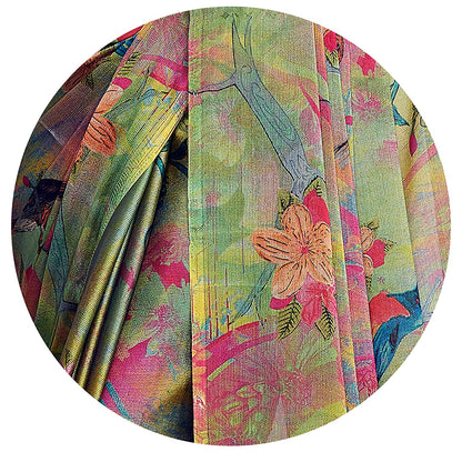 Mirchi Fashion Women's Chiffon Forest Designer Saree