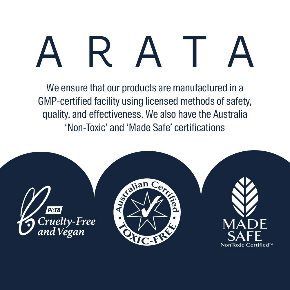 Arata Natural Hydrating & Non-Drying Body Wash With Coconut & Citrus Extracts