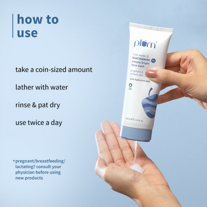 Plum 2% Niacinamide Face Wash With Rice Water