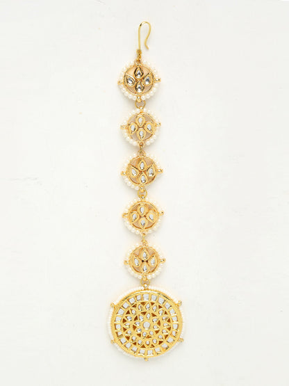 Kundan Maang Tikka - Ruby Raang