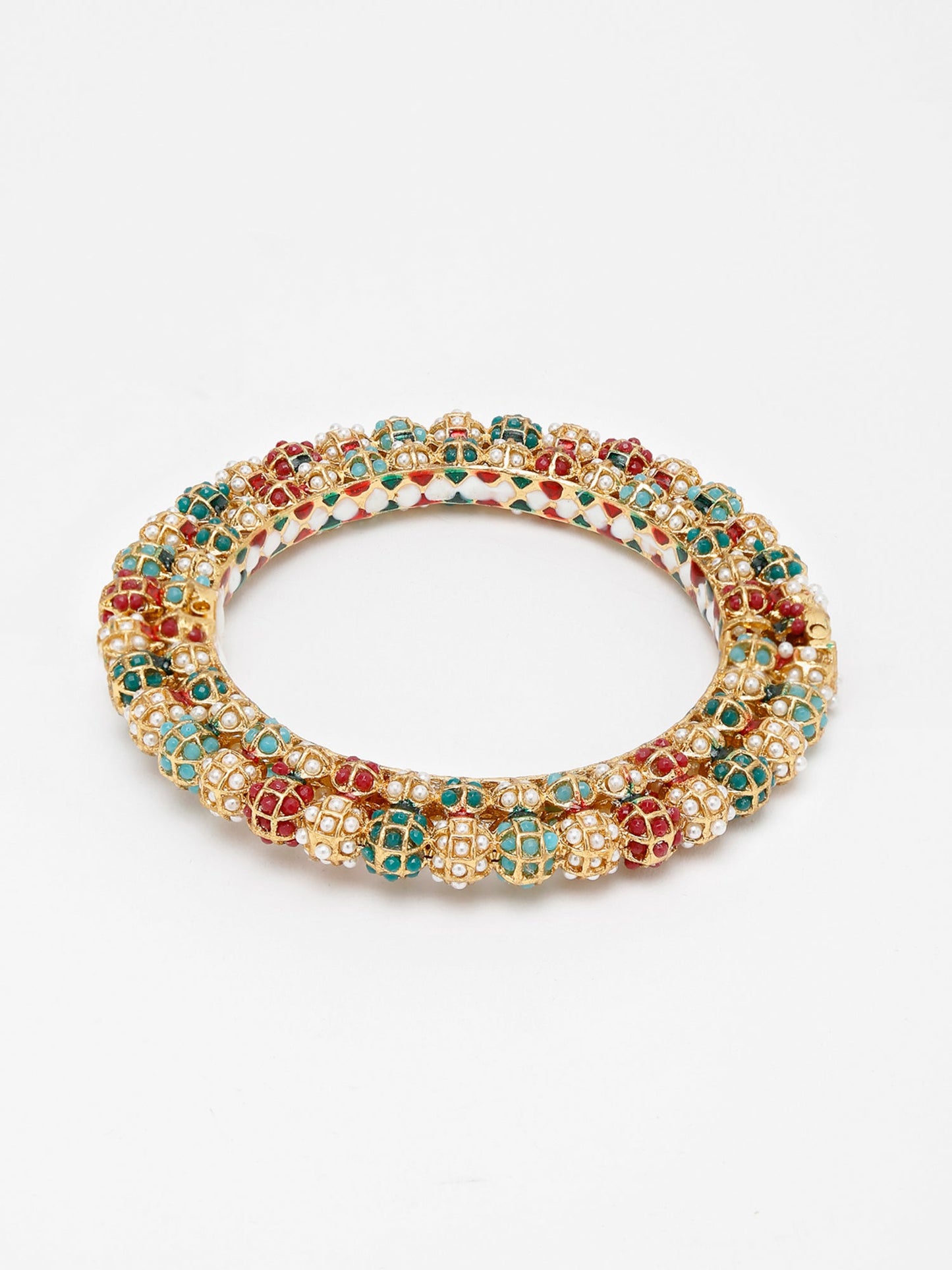 Multi Embellished Bangle - Ruby Raang