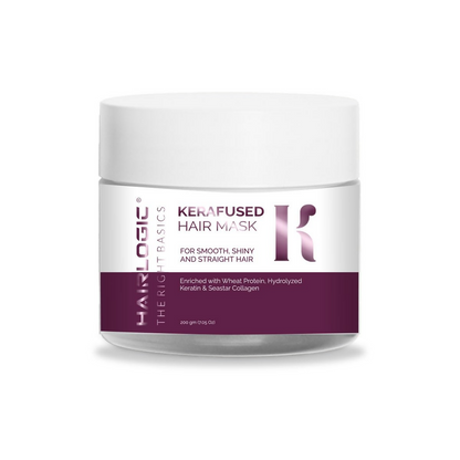 Hair Logic Kerafused Mask For Frizzy Hair Ideal for Men & Women