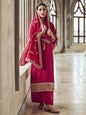 Myra Rani Premium Silk Embroidered Pant Style Suit