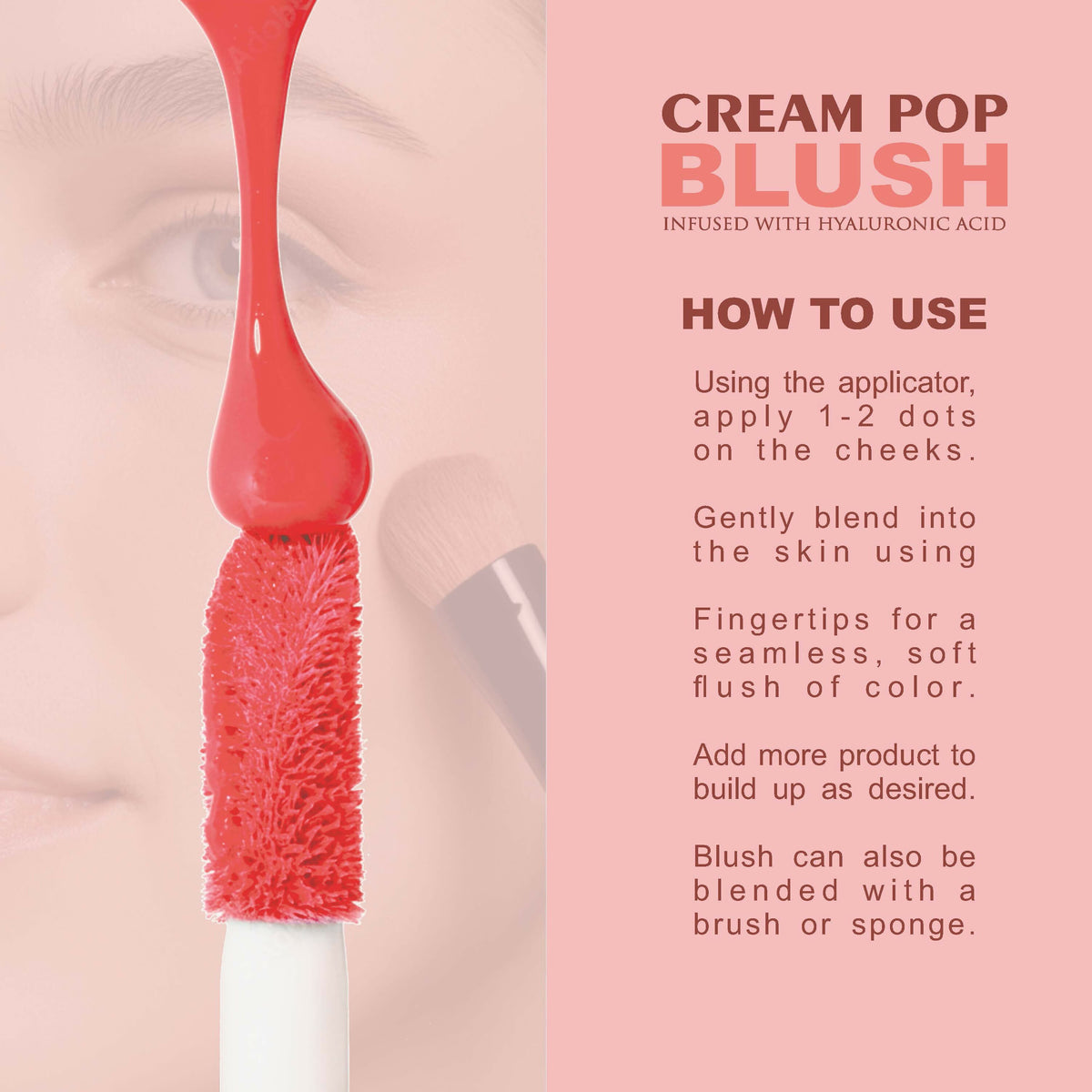 Love Earth Cream Pop Blush - Zinnia