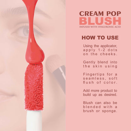 Love Earth Cream Pop Blush - Zinnia