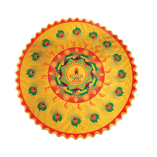 Stickerbazaar Micro Golden Embossing Rangoli Stickers