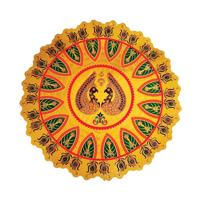 Stickerbazaar Micro Golden Embossing Rangoli Stickers