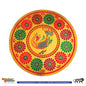 Stickerbazaar Micro Golden Embossing Rangoli Stickers