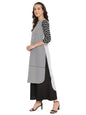 Ahalyaa High Low Hem Printed Kurta