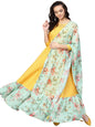 Ahalyaa Mustard Straight Crepe Kurta Set