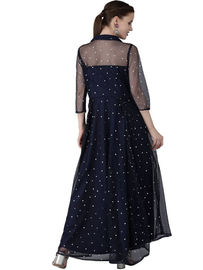 Ahalyaa Women Printed Maxi Dress