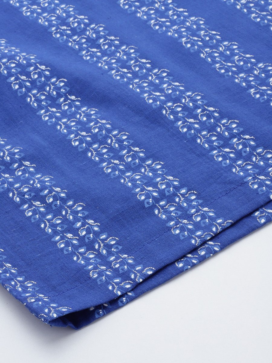 Ahalyaa Printed Pure Cotton Tunic With Palazzos