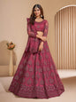 Myra Lilac Heavy Embroidered Designer Lehenga