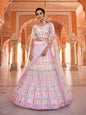 Myra Baby Pink Designer Handwork Lehenga