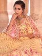 Myra Light Yellow Designer Handwork Lehenga