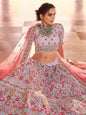 Myra Dusty Pink Designer Hand work Lehenga
