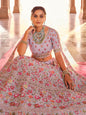 Myra Dusty Pink Designer Hand work Lehenga