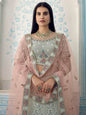 Myra Grey Georgette Embroidered Lehenga