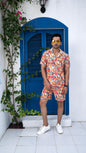 Noroke Sustainable fabric | Linen Linen Floral Print Co-ord Set Men