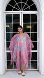Noroke Silk Pink Pop Silk Beachwear Cover Up
