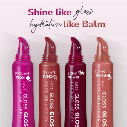 Mila Beaute Got Gloss Peptide Lippies - Rose Thandai