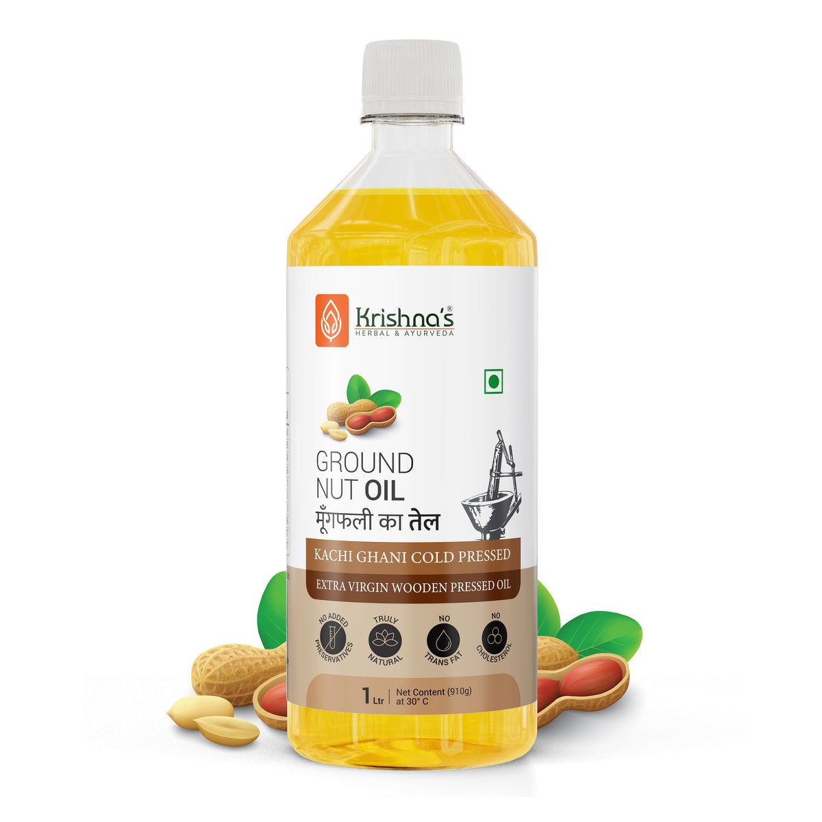 Krishna'S Herbal & Ayurveda Ground Nut Oil