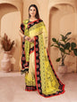 Aayaa Designer Winter Collection Printed Saree With Shawl - Multi Color