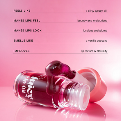 Gush Beauty Balmy Glossy Tinted Lip Oil - Peach Brown